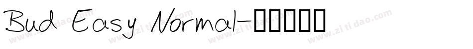 Bud Easy Normal字体转换